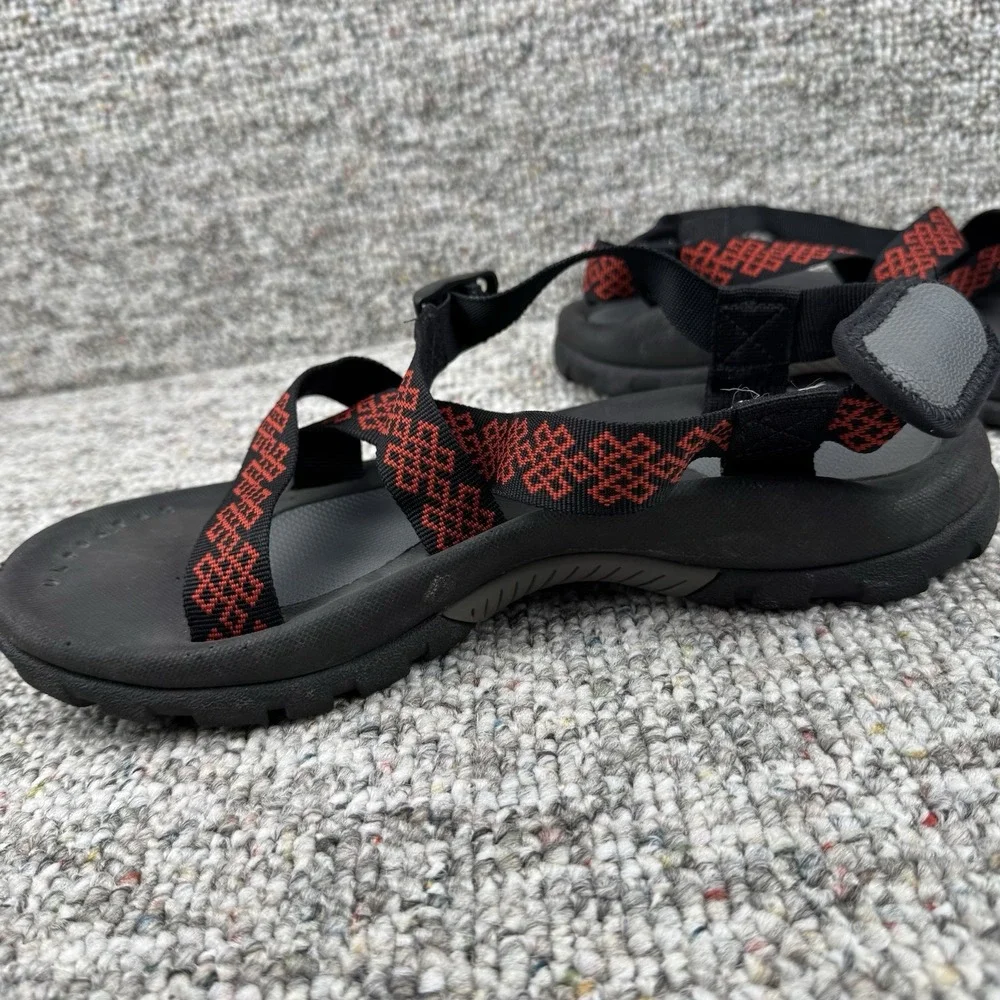 Vintage The North Face Padillac Sandals Mens 10 Straps Slip On Hiking Black Red